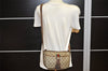 Authentic GUCCI Web Sherry Line Shoulder Cross Bag GG PVC Leather Brown 3831K