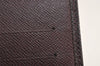 Auth Louis Vuitton Taiga Porte Valeurs Cartes Credit Wallet M30398 Brown 3832J