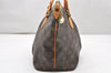 Authentic Louis Vuitton Monogram Palermo PM Shoulder Tote Bag M40145 LV 3832K