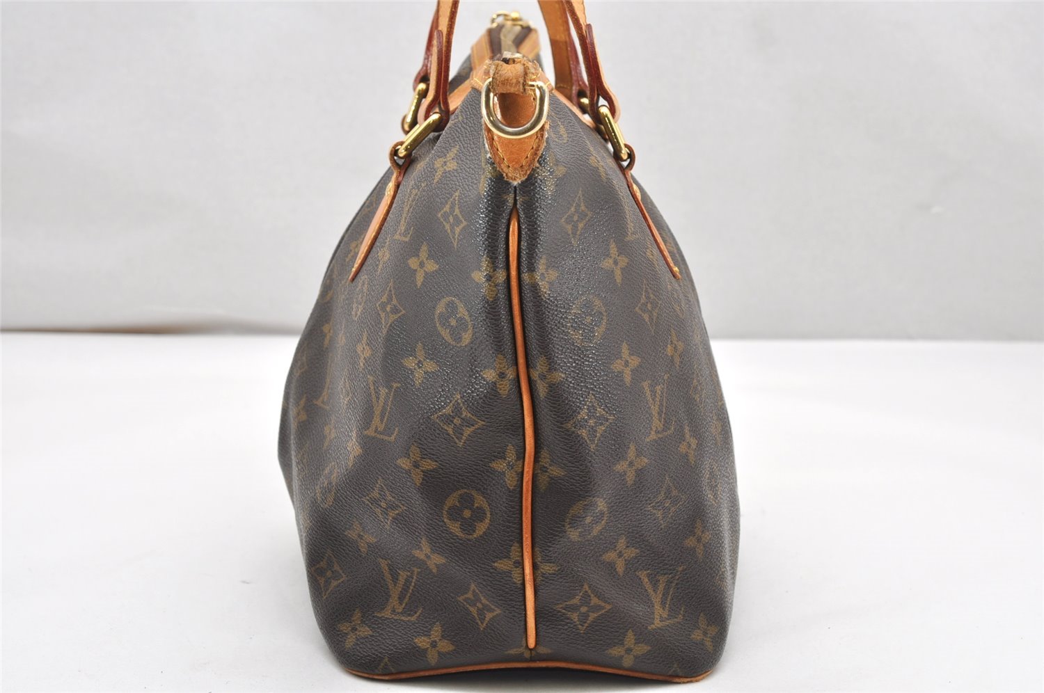 Authentic Louis Vuitton Monogram Palermo PM Shoulder Tote Bag M40145 LV 3832K