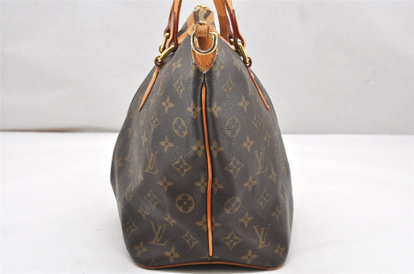 Authentic Louis Vuitton Monogram Palermo PM Shoulder Tote Bag M40145 LV 3832K