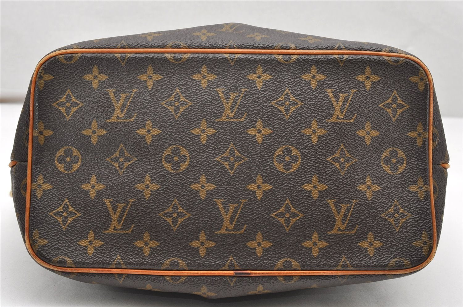 Authentic Louis Vuitton Monogram Palermo PM Shoulder Tote Bag M40145 LV 3832K