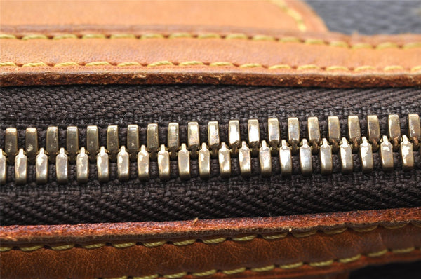 Authentic Louis Vuitton Monogram Palermo PM Shoulder Tote Bag M40145 LV 3832K