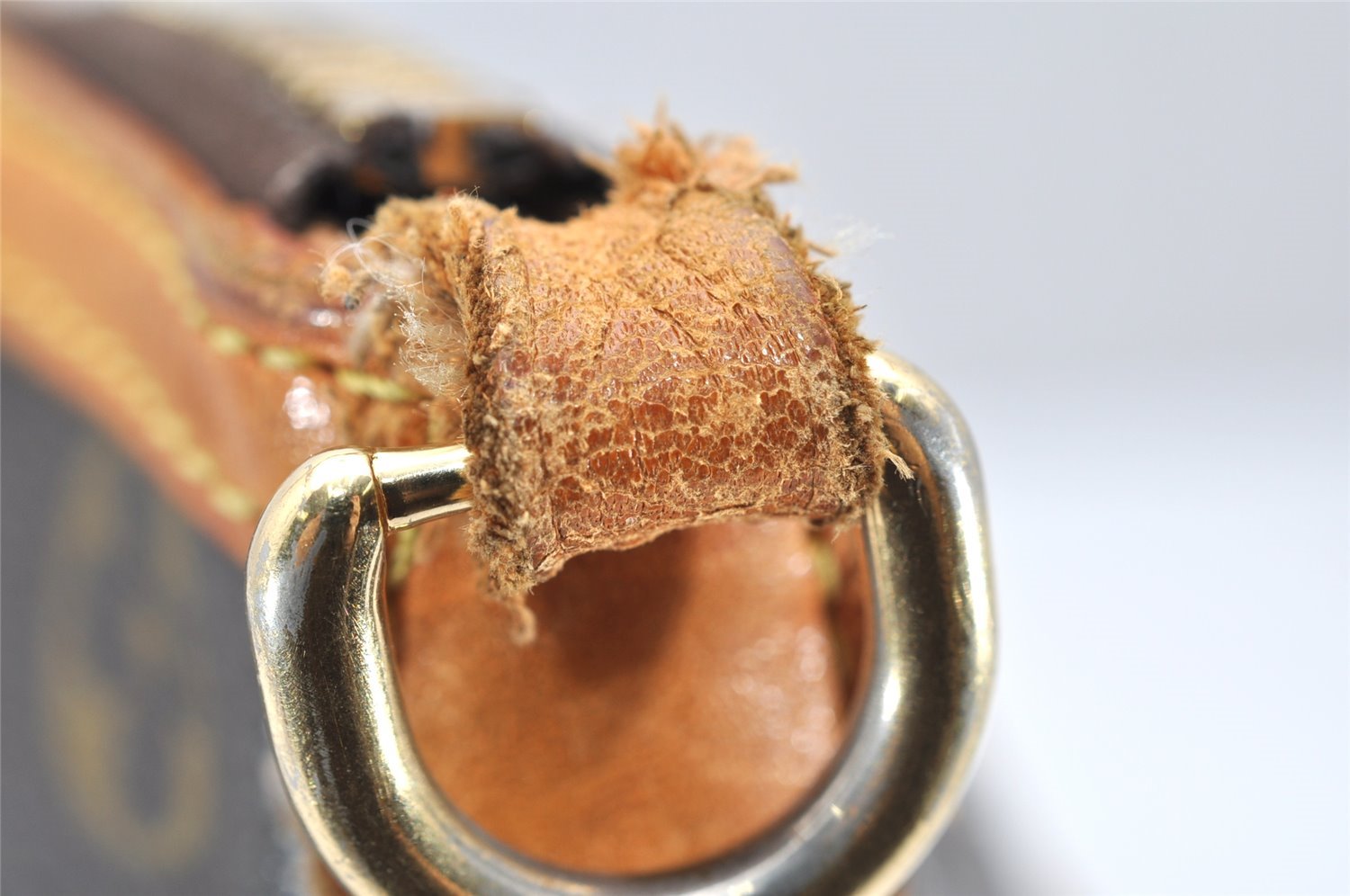 Authentic Louis Vuitton Monogram Palermo PM Shoulder Tote Bag M40145 LV 3832K