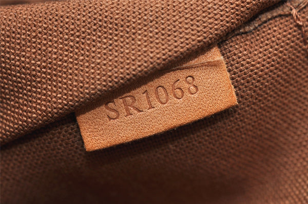 Authentic Louis Vuitton Monogram Palermo PM Shoulder Tote Bag M40145 LV 3832K