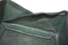 Authentic Louis Vuitton Taiga Porte Monnaie Boite Coin Purse M30384 Green 3833J