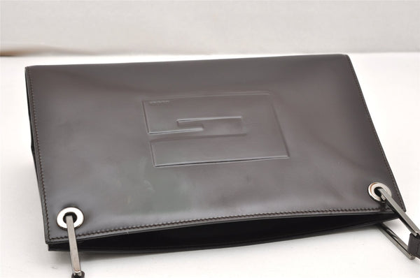 Authentic GUCCI Vintage Shoulder Hand Bag Purse Leather 0013034 Brown 3833K