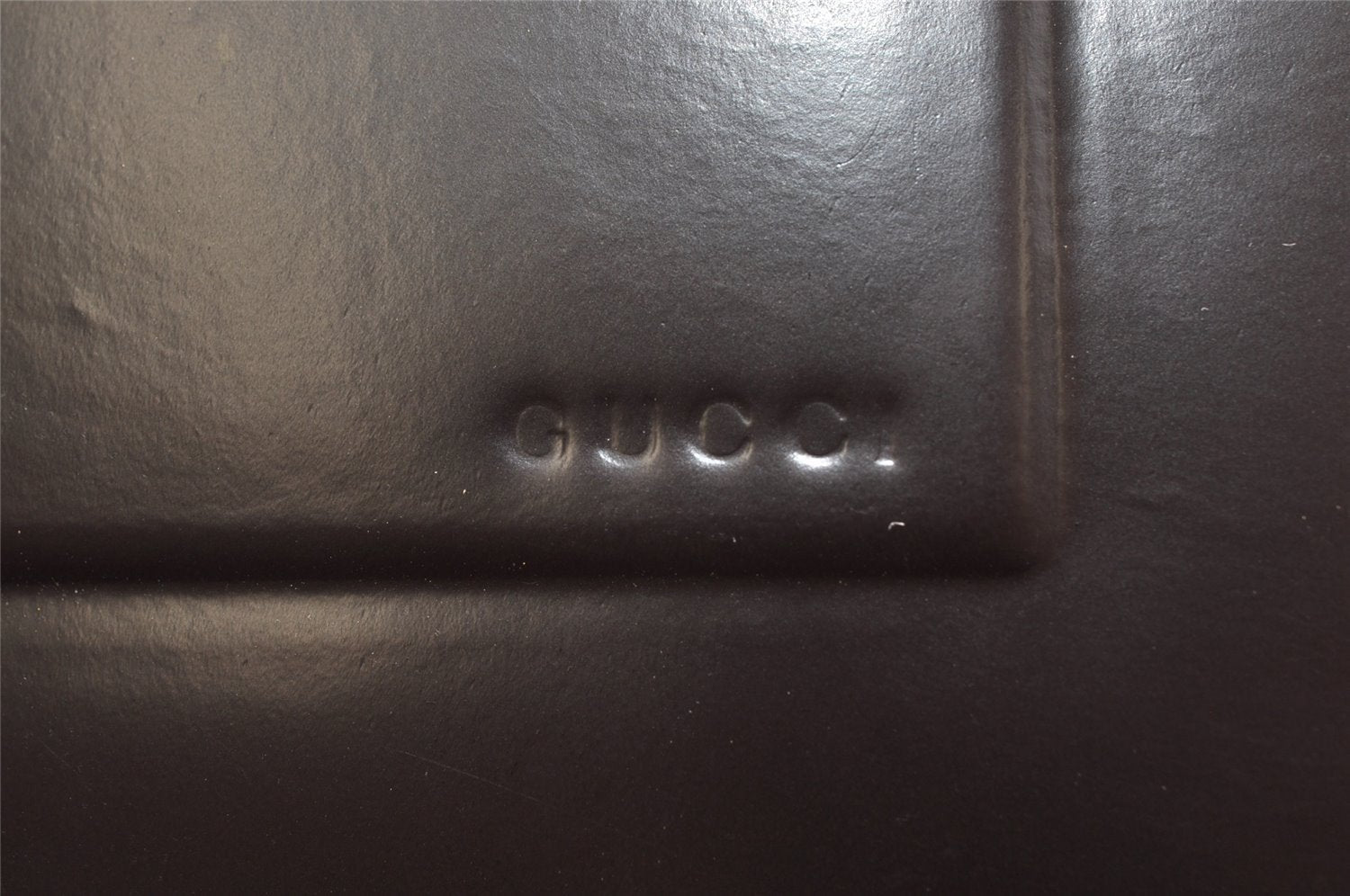 Authentic GUCCI Vintage Shoulder Hand Bag Purse Leather 0013034 Brown 3833K
