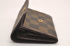 Authentic Louis Vuitton Damier Porte Monnaie Plat Coin Purse N61930 Junk 3834J