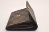 Authentic Louis Vuitton Damier Porte Monnaie Plat Coin Purse N61930 Junk 3834J