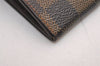 Authentic Louis Vuitton Damier Porte Monnaie Plat Coin Purse N61930 Junk 3834J