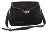 Authentic GUCCI Shoulder Hand Bag Purse Suede Leather Navy Blue 3834K