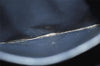 Authentic GUCCI Shoulder Hand Bag Purse Suede Leather Navy Blue 3834K