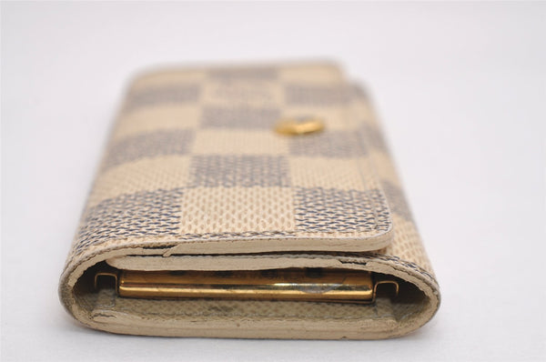 Authentic Louis Vuitton Damier Azur Multicles 4 Key Case Holder N60020 LV 3835J