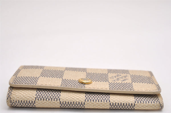 Authentic Louis Vuitton Damier Azur Multicles 4 Key Case Holder N60020 LV 3835J