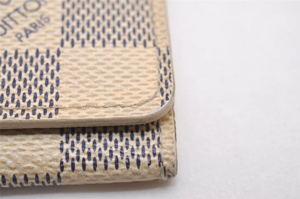 Authentic Louis Vuitton Damier Azur Multicles 4 Key Case Holder N60020 LV 3835J