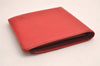 Auth Louis Vuitton Epi Porte Billet Carte Credit Monnaie Wallet M6354E Red 3836J