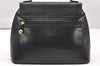 Authentic GIVENCHY Leather Vintage Shoulder Hand Bag Purse Black 3836K