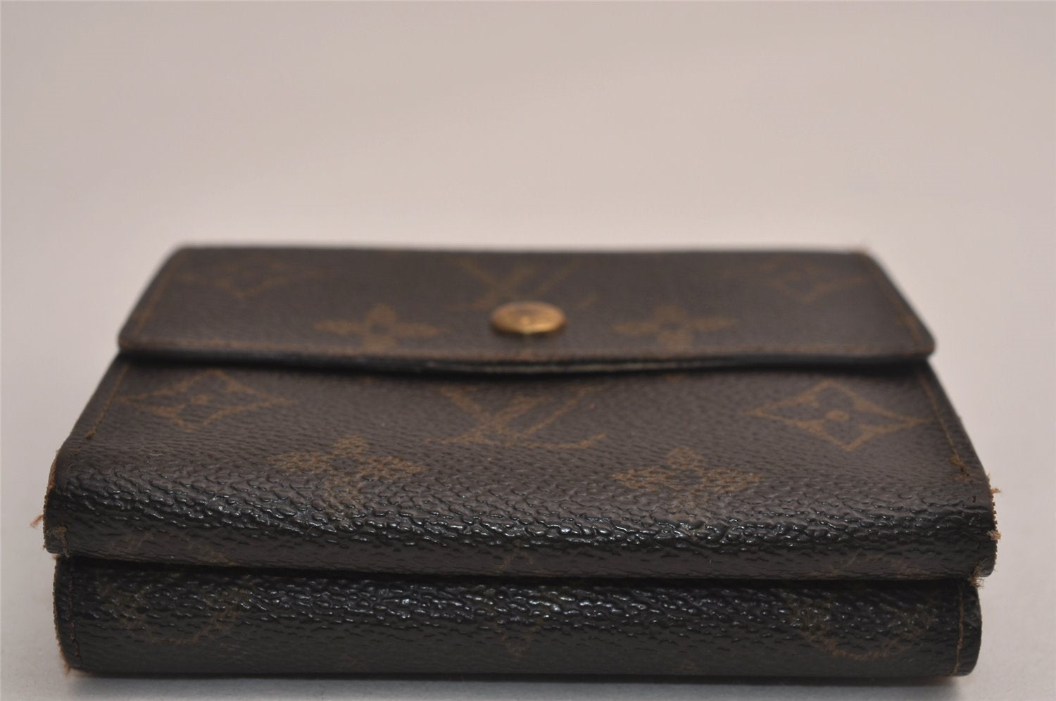 Authentic Louis Vuitton Monogram M61652 Porte Monnaie Billet Carte Credit 3837J