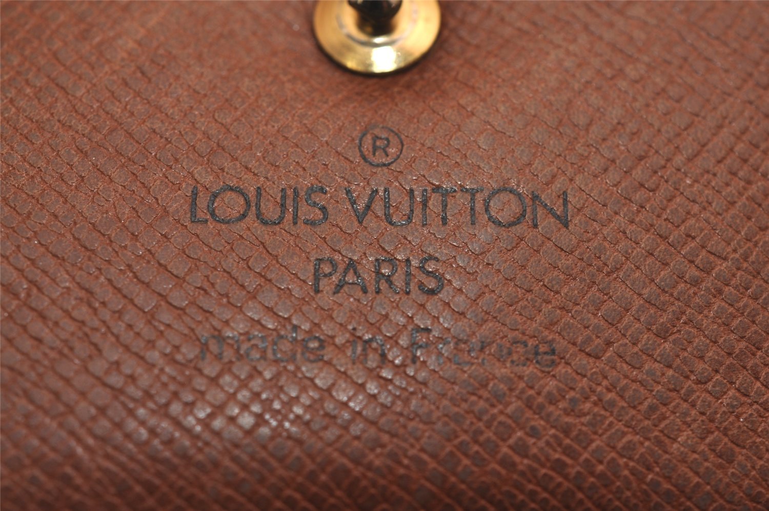 Authentic Louis Vuitton Monogram M61652 Porte Monnaie Billet Carte Credit 3837J