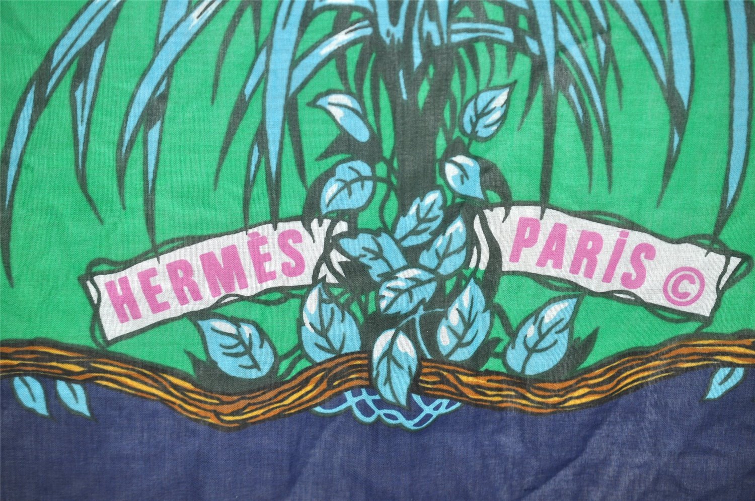 Authentic HERMES Vintage Stole Scarf 