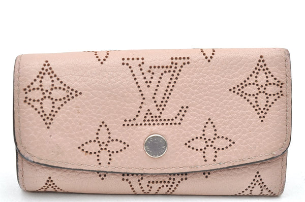 Authentic Louis Vuitton Mahina Multicles 4 Four Hooks Key Case M64056 Pink 3838K