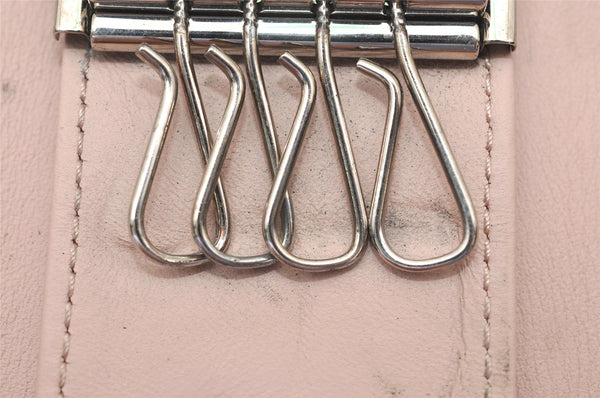 Authentic Louis Vuitton Mahina Multicles 4 Four Hooks Key Case M64056 Pink 3838K