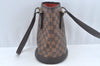 Authentic Louis Vuitton Damier Marais Bucket Shoulder Tote Bag N42240 LV 3841I