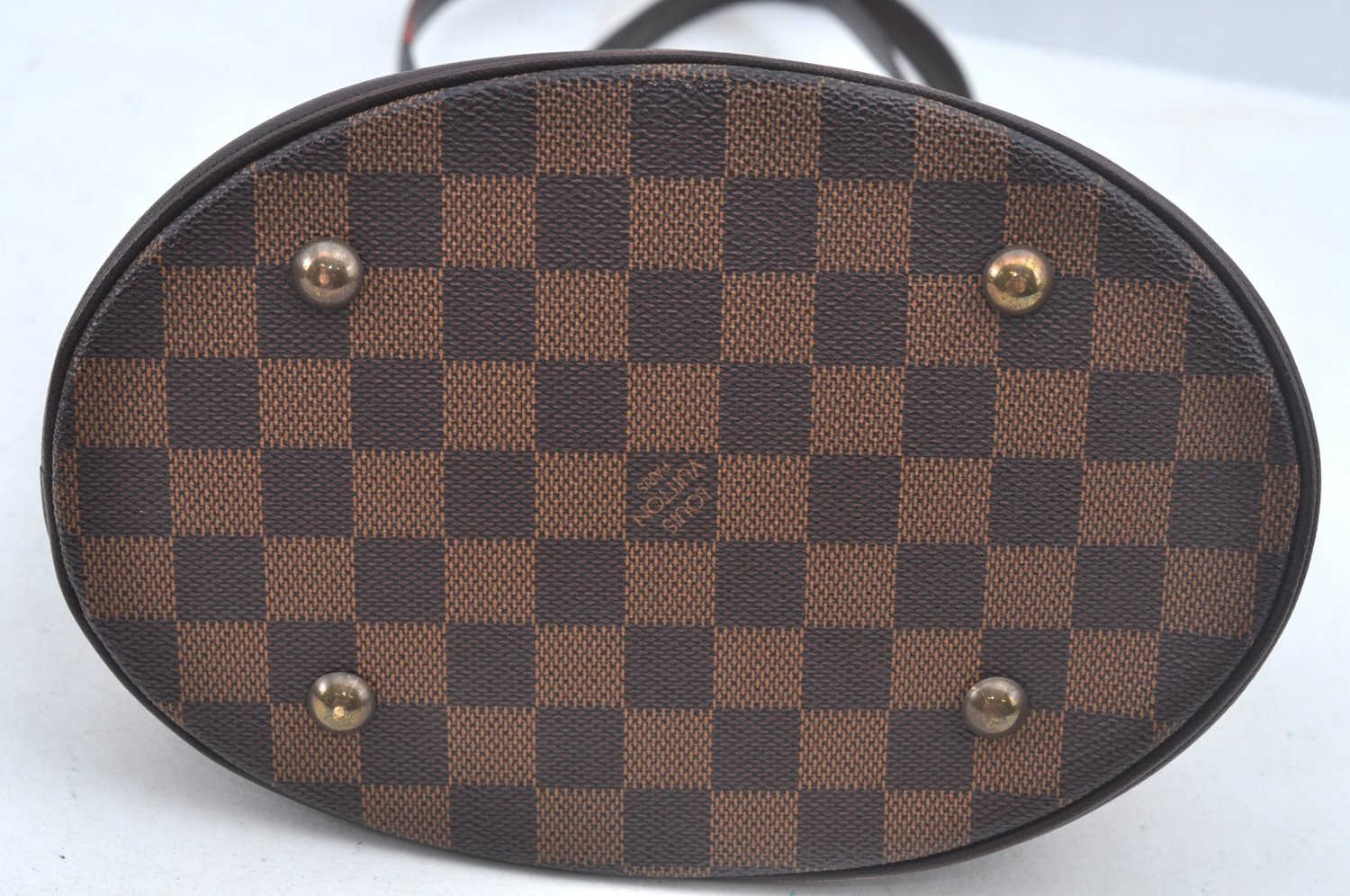 Authentic Louis Vuitton Damier Marais Bucket Shoulder Tote Bag N42240 LV 3841I