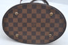 Authentic Louis Vuitton Damier Marais Bucket Shoulder Tote Bag N42240 LV 3841I