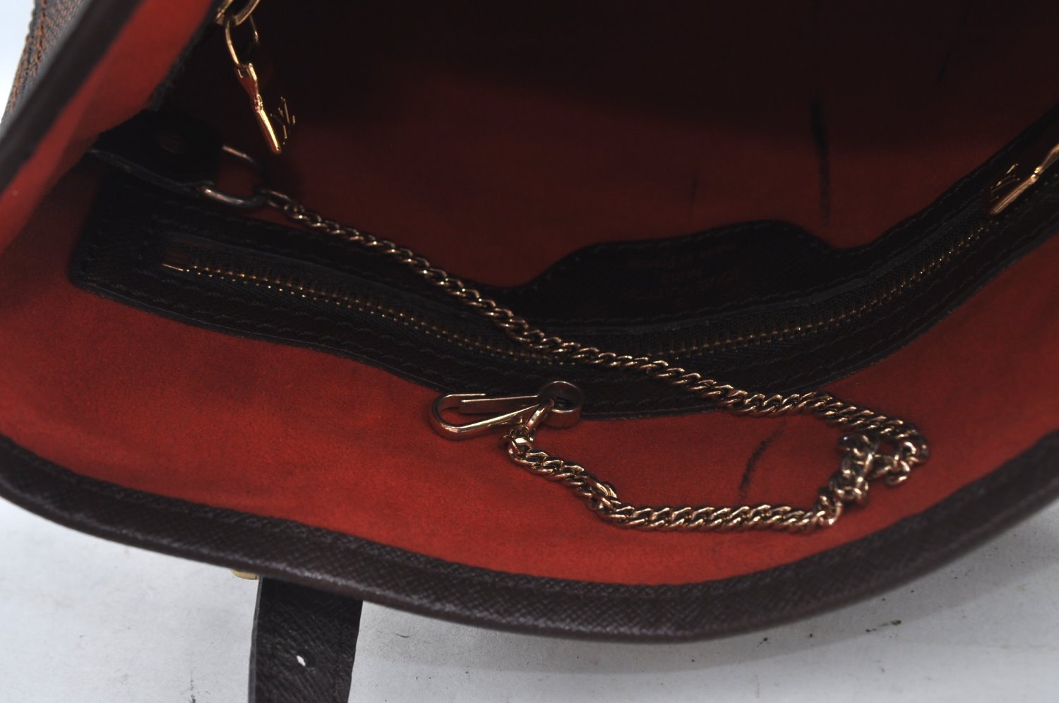 Authentic Louis Vuitton Damier Marais Bucket Shoulder Tote Bag N42240 LV 3841I