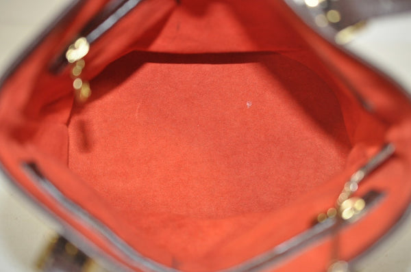 Authentic Louis Vuitton Damier Marais Bucket Shoulder Tote Bag N42240 LV 3841I