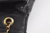 Authentic GIVENCHY Quilting Leather Chain Shoulder Hand Bag Black 3841K