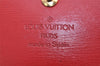 Auth Louis Vuitton Epi Pochette Porte Monnaie Credit Wallet Red M6357E LV 3842J