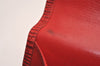 Auth Louis Vuitton Epi Pochette Porte Monnaie Credit Wallet Red M6357E LV 3842J