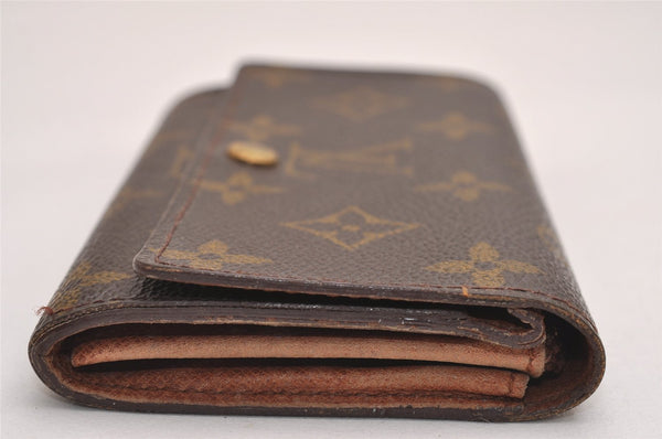 Auth Louis Vuitton Monogram Porte Monnaie Zip Bifold Wallet M61735 Junk 3843J