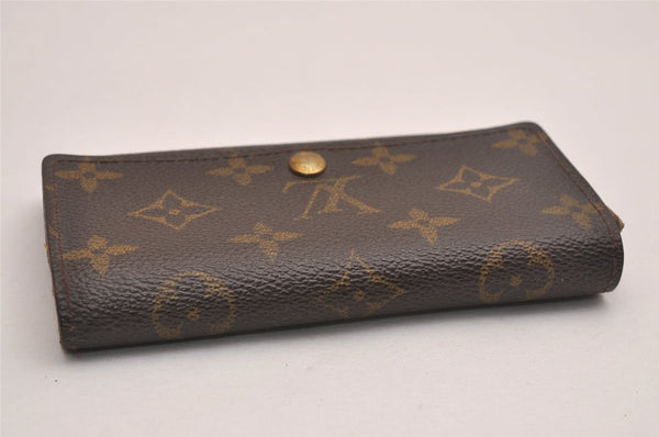Auth Louis Vuitton Monogram Porte Monnaie Zip Bifold Wallet M61735 Junk 3843J