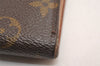 Auth Louis Vuitton Monogram Porte Monnaie Zip Bifold Wallet M61735 Junk 3843J