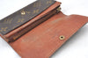 Auth Louis Vuitton Monogram Porte Monnaie Zip Bifold Wallet M61735 Junk 3843J