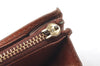 Auth Louis Vuitton Monogram Porte Monnaie Zip Bifold Wallet M61735 Junk 3843J