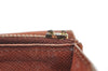 Auth Louis Vuitton Monogram Porte Monnaie Zip Bifold Wallet M61735 Junk 3843J