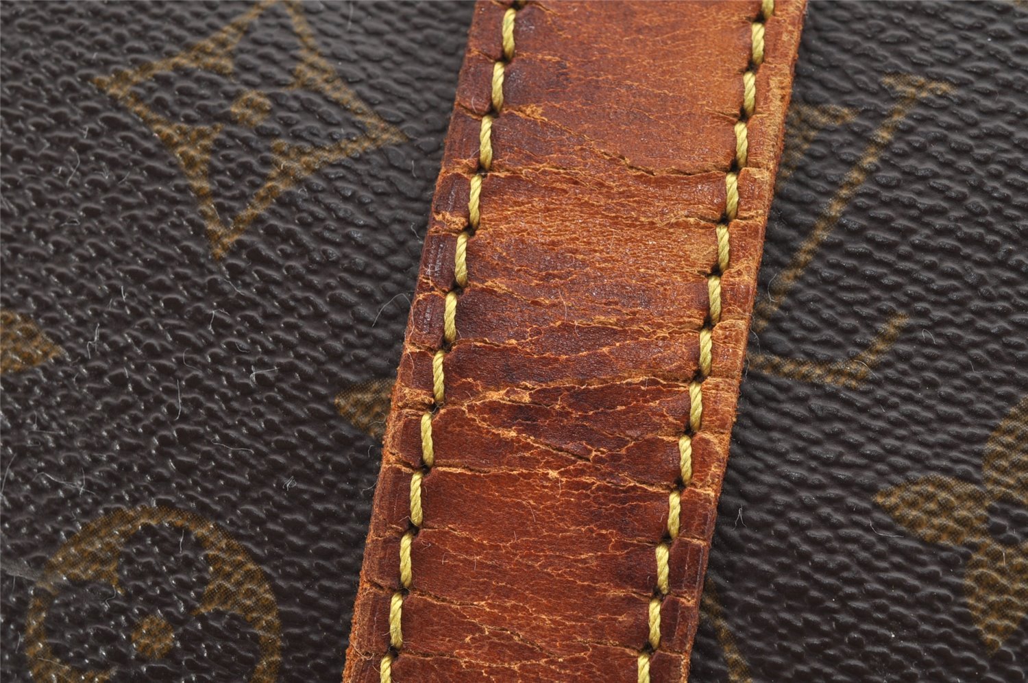 Authentic Louis Vuitton Monogram Keepall Bandouliere 55 M41414 Boston Bag 3845I