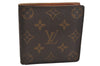 Authentic Louis Vuitton Monogram Porte Billet Carte Credit Monnaie Wallet 3845J