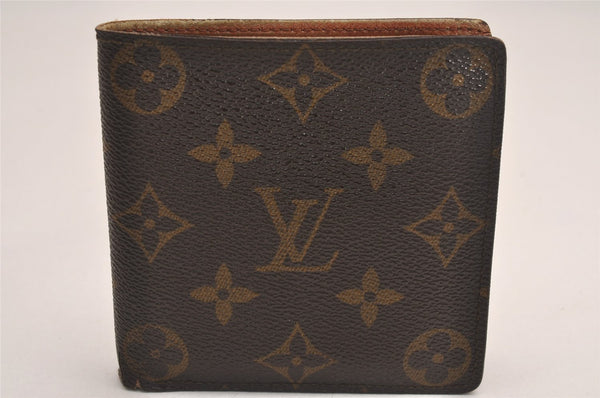 Authentic Louis Vuitton Monogram Porte Billet Carte Credit Monnaie Wallet 3845J