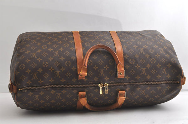 Authentic Louis Vuitton Monogram Keepall Bandouliere 60 M41412 Boston Bag 3845K