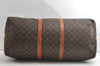 Authentic Louis Vuitton Monogram Keepall Bandouliere 60 M41412 Boston Bag 3845K