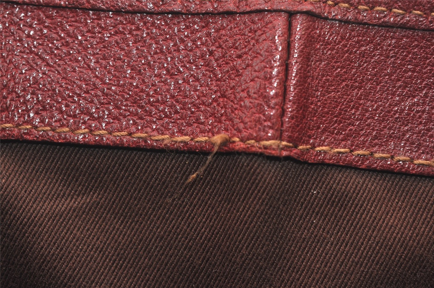 Authentic GUCCI Vintage Shoulder Tote Bag GG Canvas Leather 113017 Brown 3846I