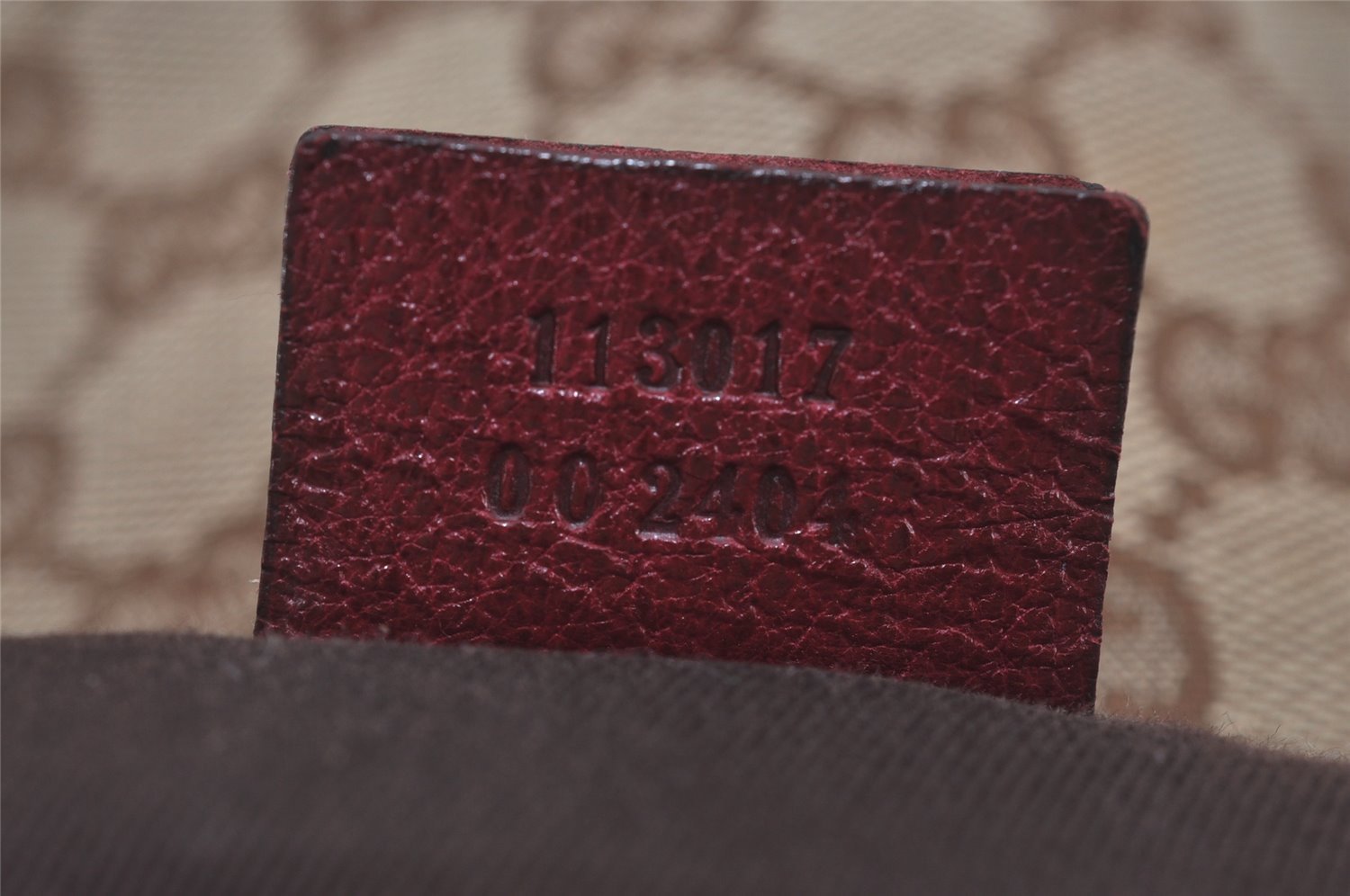 Authentic GUCCI Vintage Shoulder Tote Bag GG Canvas Leather 113017 Brown 3846I