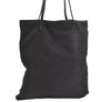 Authentic FENDI Vintage Zucca Hand Tote Bag Nylon Leather Black 3846K