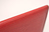 Auth Louis Vuitton Epi Porte 2 Cartes Vertical Card Pass Case M63207 Red 3848J